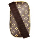 ルイヴィトン ボディバッグ ユニセックス モノグラム ポシェットガンジュ ショルダーバッグ 斜め掛け Pochette Ganju メンズ レディース 男女兼用...