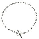 【在庫一掃】 エルメス ネックレス ユニセックス ジュエリー アクセサリー メンズ レディース HERMES シルバー925 約20.9g【中古品】