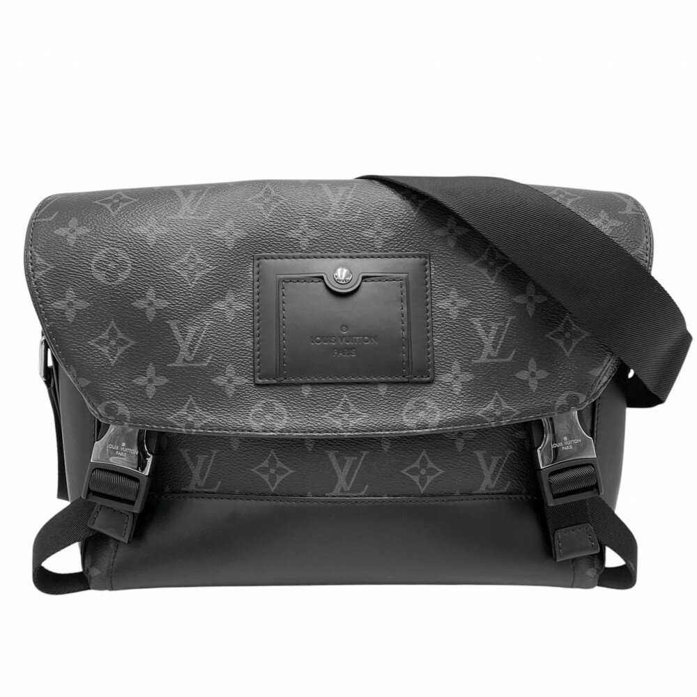 Rakuten - 【19％OFF】 ルイヴィトン ショルダーバッグ メンズ モノグラムエクリプス メッセンジャー・ヴォワヤージュPM メッセンジャーバッグ 肩掛け 斜め掛け LOUIS VUITTON M40511 ブラック 黒 シルバー金具【中古品】