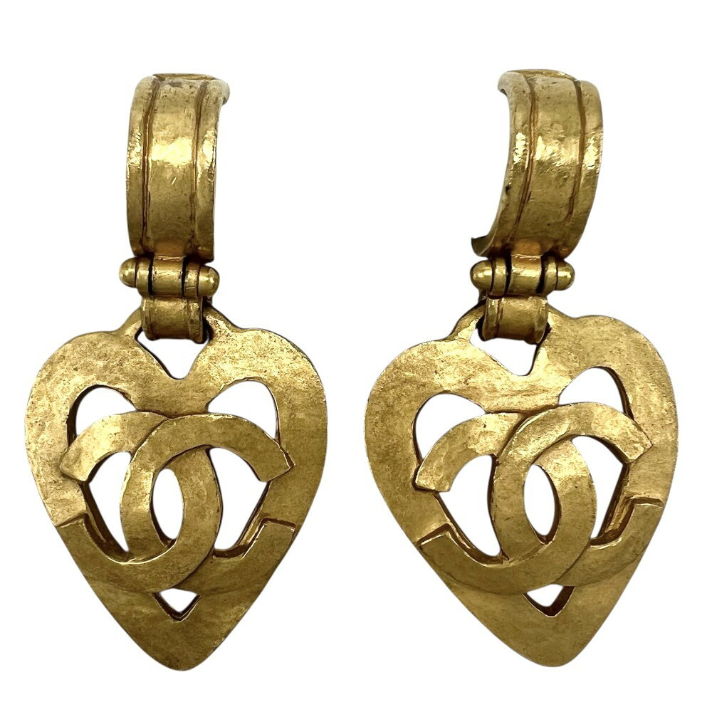 Other - シャネル イヤリング レディース ヴィンテージ アクセサリー ココマーク ココ ハート CHANEL GP 95P ゴールド 約26.8g1995年【中古品】