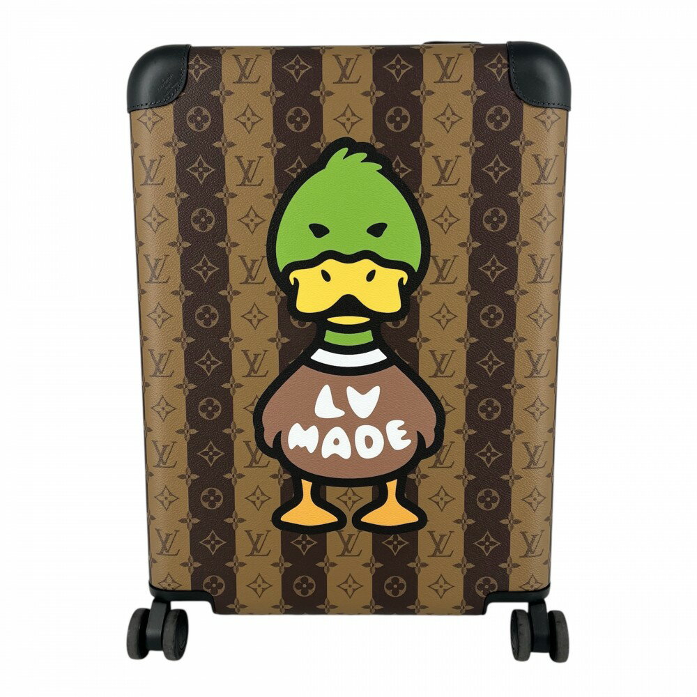 Rakuten - 【大売出し】 ルイヴィトン キャリーバッグ ユニセックス モノグラムリバース ホライゾン NIGOコラボ スーツケース トラベルバッグ キャリーケース LOUIS VUITTON ブラウン 茶 シルバー金具【中古品】