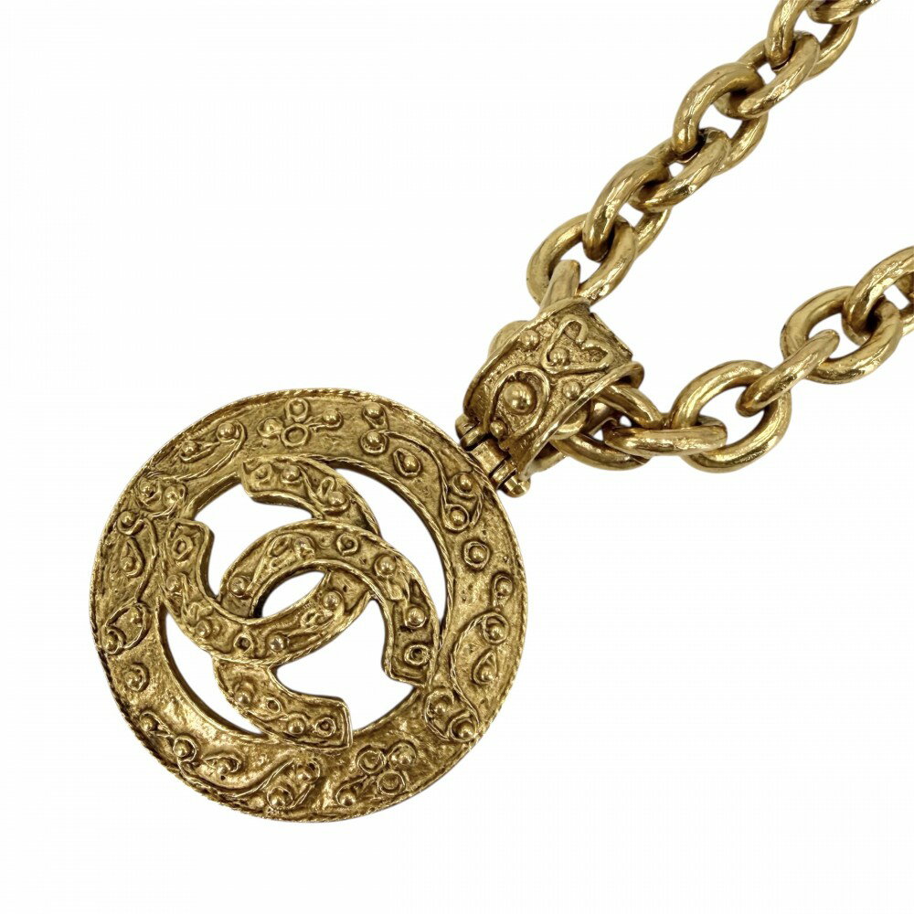 Rakuten - 【大売出し】 シャネル ネックレス レディース ロングネックレス ラウンド ココマーク ヴィンテージ ペンダント アクセサリー CHANEL GP 94A ゴールド金具 約143.9g1994年【中古品】