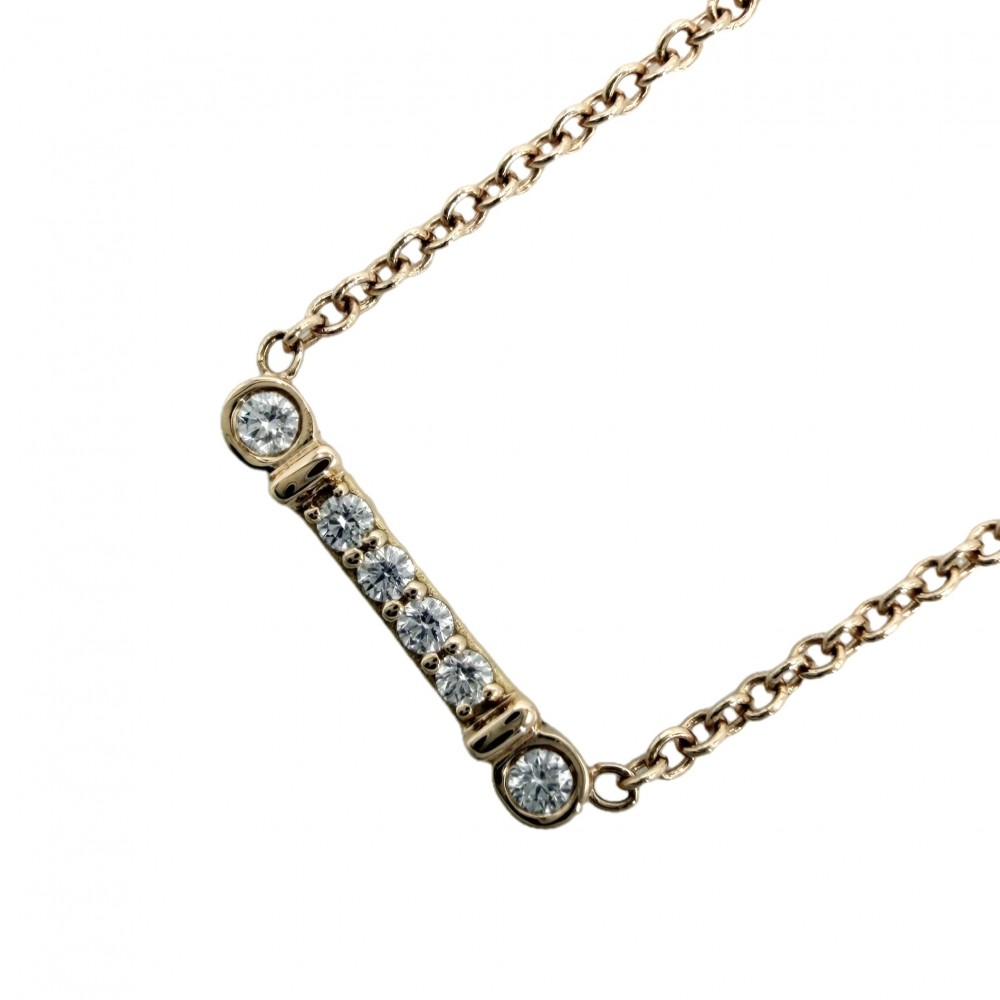 Cross - 【大売出し】 ティファニー ネックレス レディース フルールド リス キーパー ジュエリー アクセサリー 18金PG Au750 TIFFANY&Co. K18ピンクゴールド ダイヤモンド 約1.9g 美品【中古品】