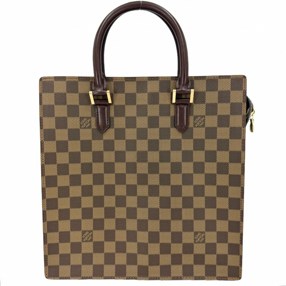 Rakuten - 【大売出し】 ルイヴィトン トートバッグ レディース ヴェニスPM ハンドバッグ LOUIS VUITTON N51145 ダミエキャンバス ブラウン 茶 ゴールド金具【中古品】