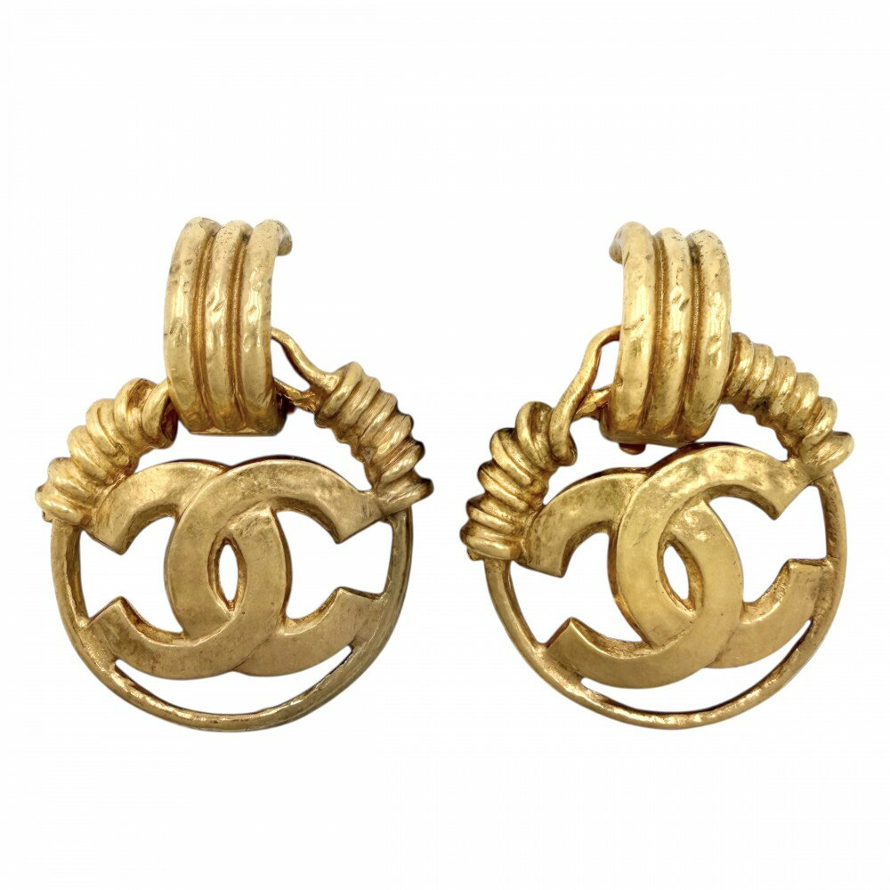 Rakuten - シャネル イヤリング レディース ココマーク アクセサリー ヴィンテージ ラウンド CHANEL GP 94P ゴールド 約32.4g1994年【中古品】