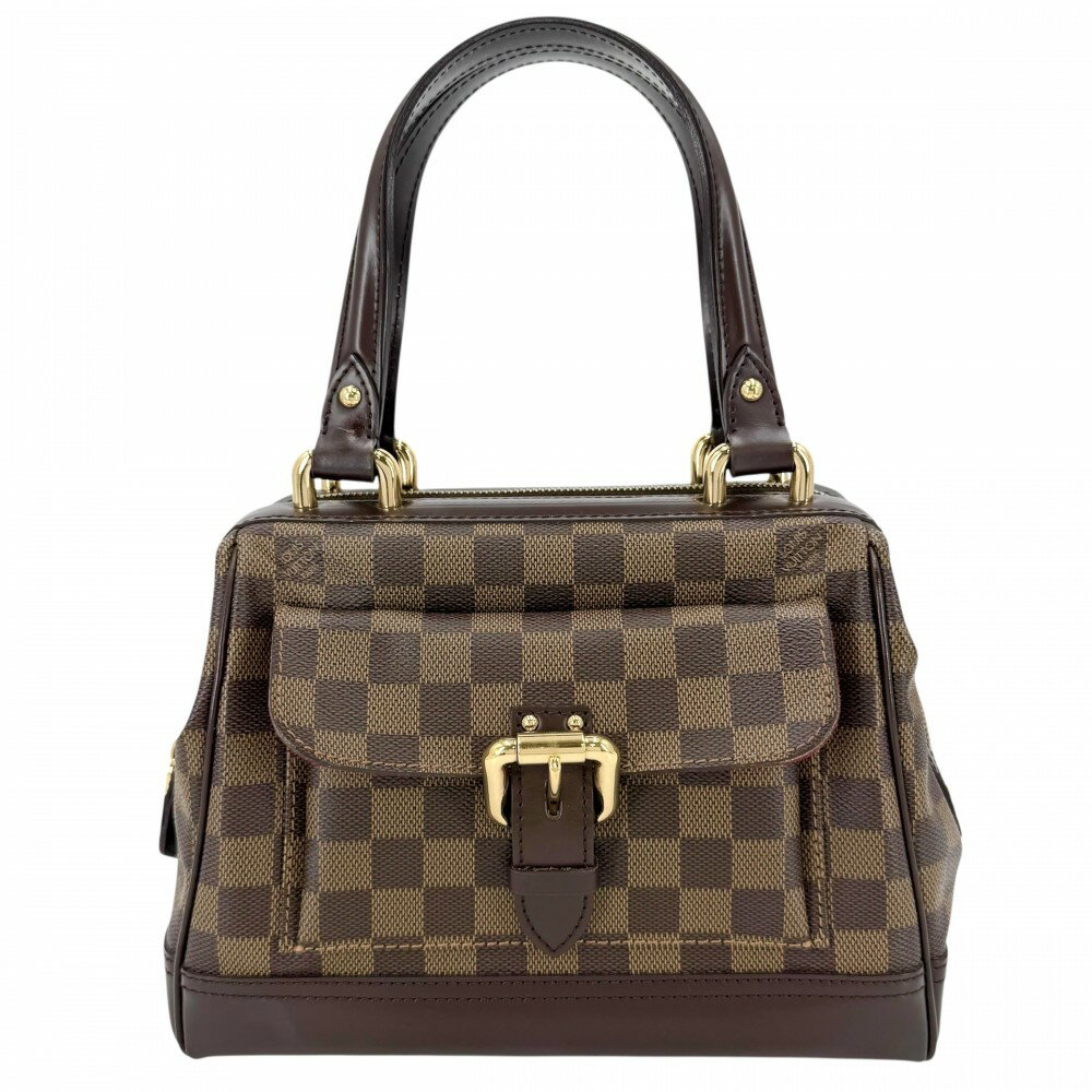 Rakuten - ルイヴィトン ハンドバッグ レディース ナイツブリッジ LOUIS VUITTON N51201 ダミエキャンバス ブラウン 茶 ゴールド金具【中古品】