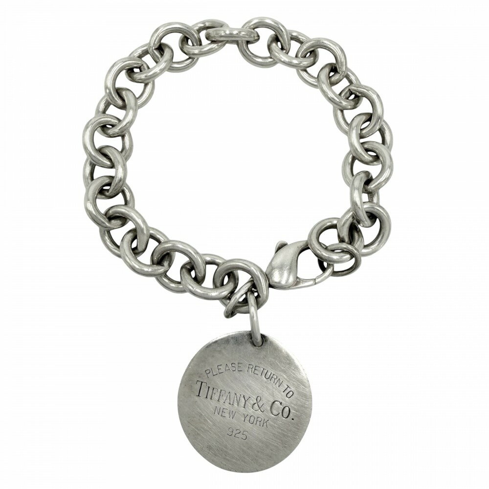 Rakuten - ティファニー ブレスレット レディース リターントゥ ラウンドタグ ジュエリー アクセサリー TIFFANY&Co. シルバー925 約37.6g【中古品】