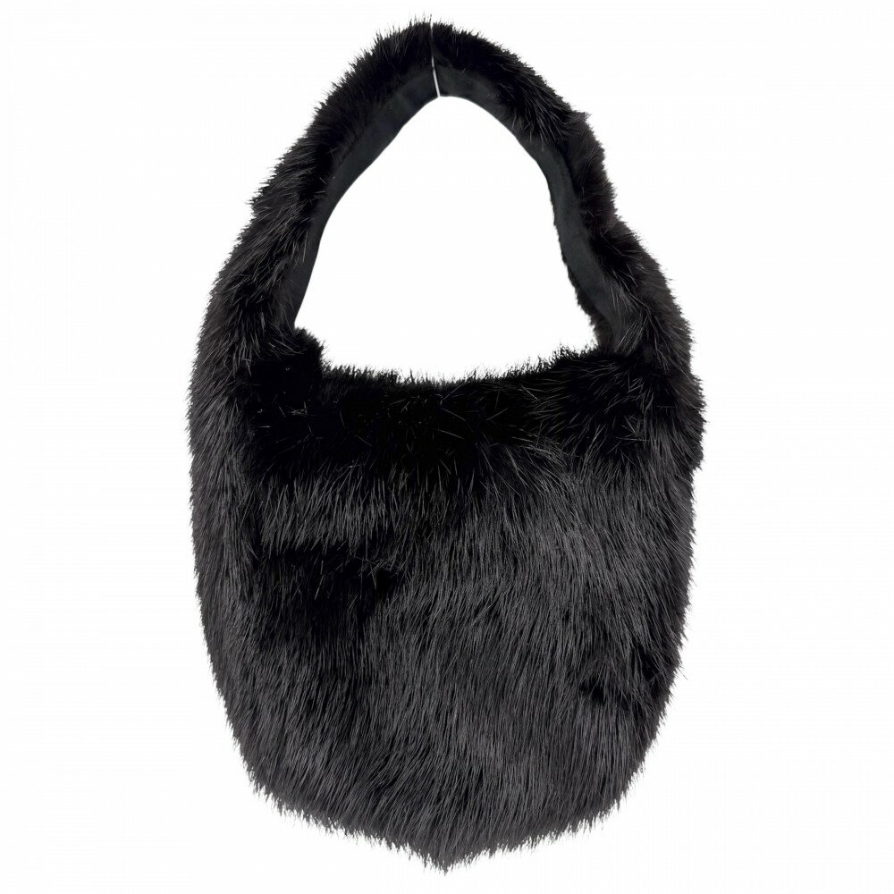 GUCCI - 【大売出し】 グッチ ハンドバッグ レディース ファー ミニバッグ GUCCI 005・1038 ミンク ブラック 黒 ゴールド金具【中古品】