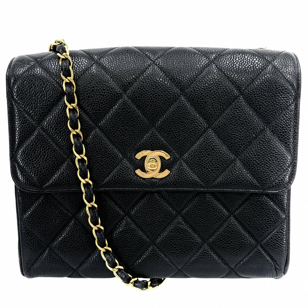 セール！スクエアミニマトラッセチェーンショルダーバッグ CHANEL（シャネル） チェーンショルダーバッグ マトラッセ ミニ巾着