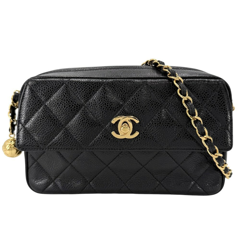 M13593 シャネル ココマーク レザー ターンロック ショルダーバッグ CHANEL - M13593 シャネル ココマーク レザー ターンロック ショルダー