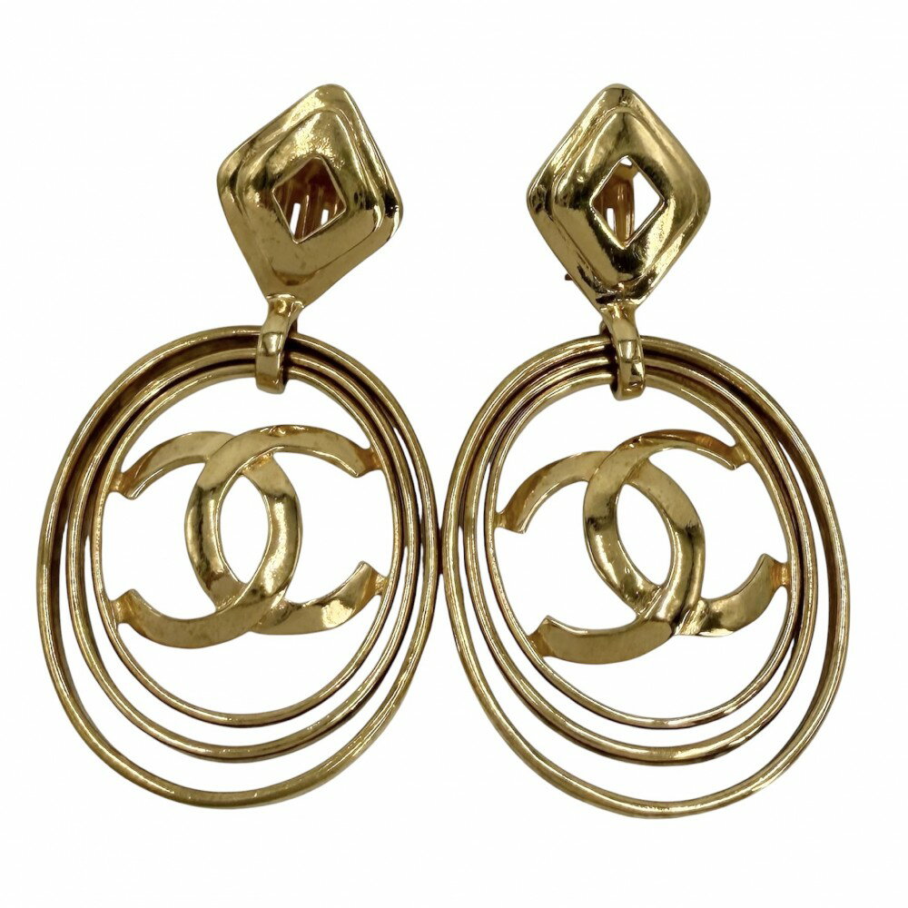 樂天商城 - 【大売出し】 シャネル イヤリング レディース ココマーク スイング ヴィンテージ アクセサリー CHANEL GP 95P ゴールド 約56.3g1995年【中古品】