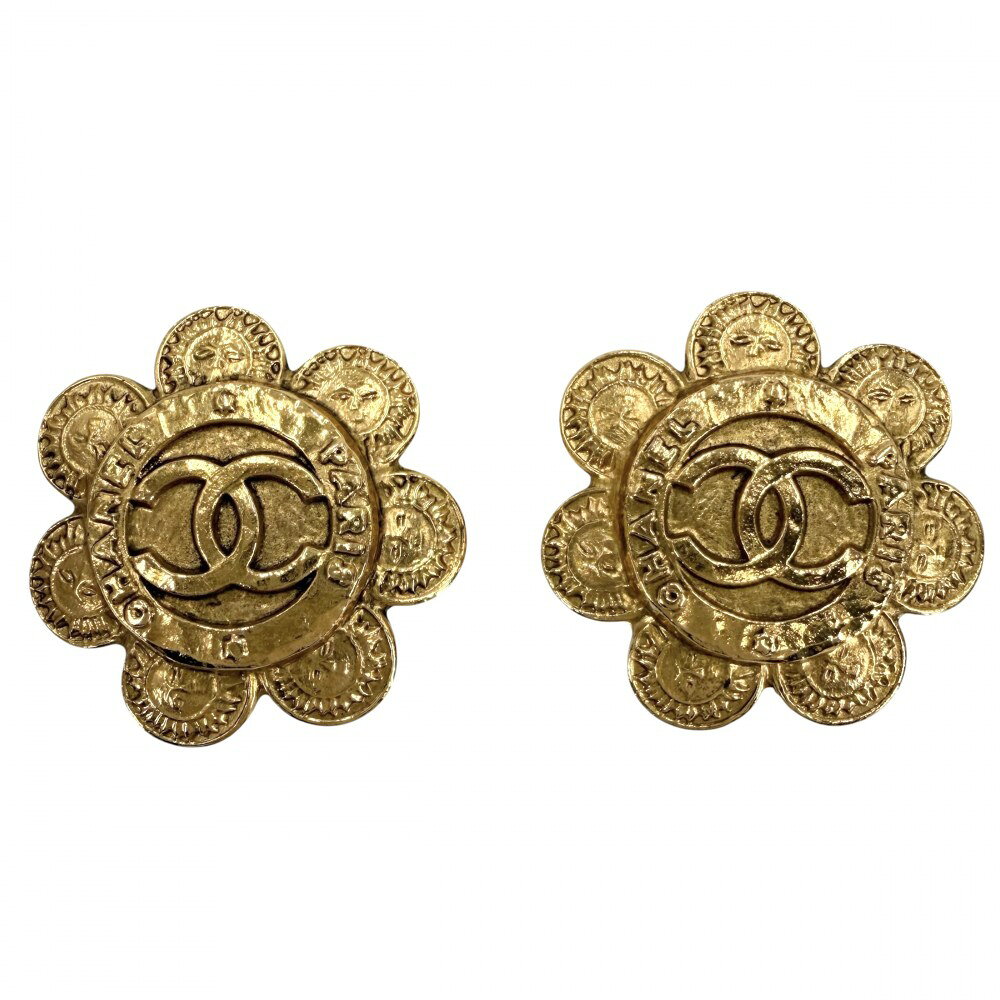 SWAROVSKI - 【大売出し】 シャネル イヤリング レディース フラワーモチーフ ココマーク アクセサリー ヴィンテージ CHANEL GP 2 8 ゴールド 約22.9g1993年【中古品】