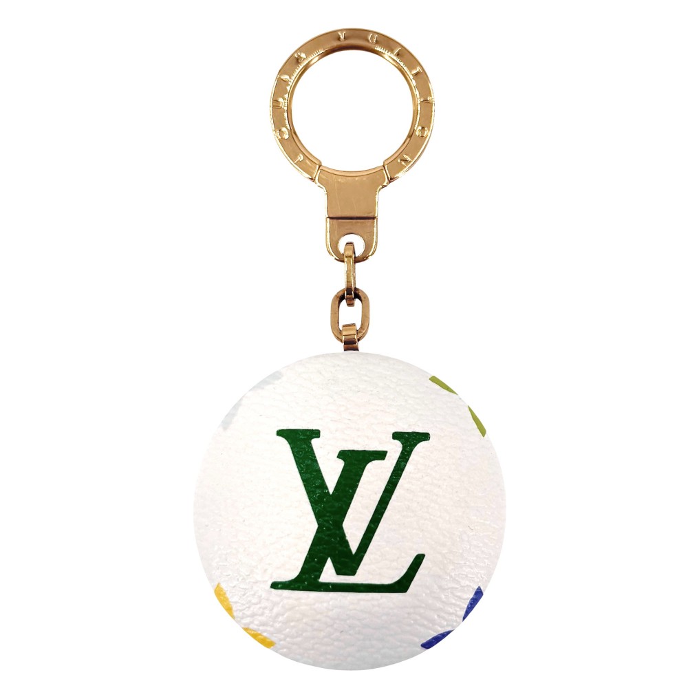 Rakuten - 【大売出し】 ルイヴィトン キーホルダー レディース アストロ ピル バッグチャーム 小物 LOUIS VUITTON M51911 モノグラムマルチカラー ホワイト 白 マルチカラー ゴールド金具 美品【中古品】