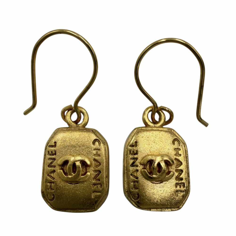 Rakuten - 【大売出し】 シャネル ピアス レディース ココマーク スイング スクエア アクセサリー CHANEL GP 99A ゴールド 約4.4g1999年【中古品】