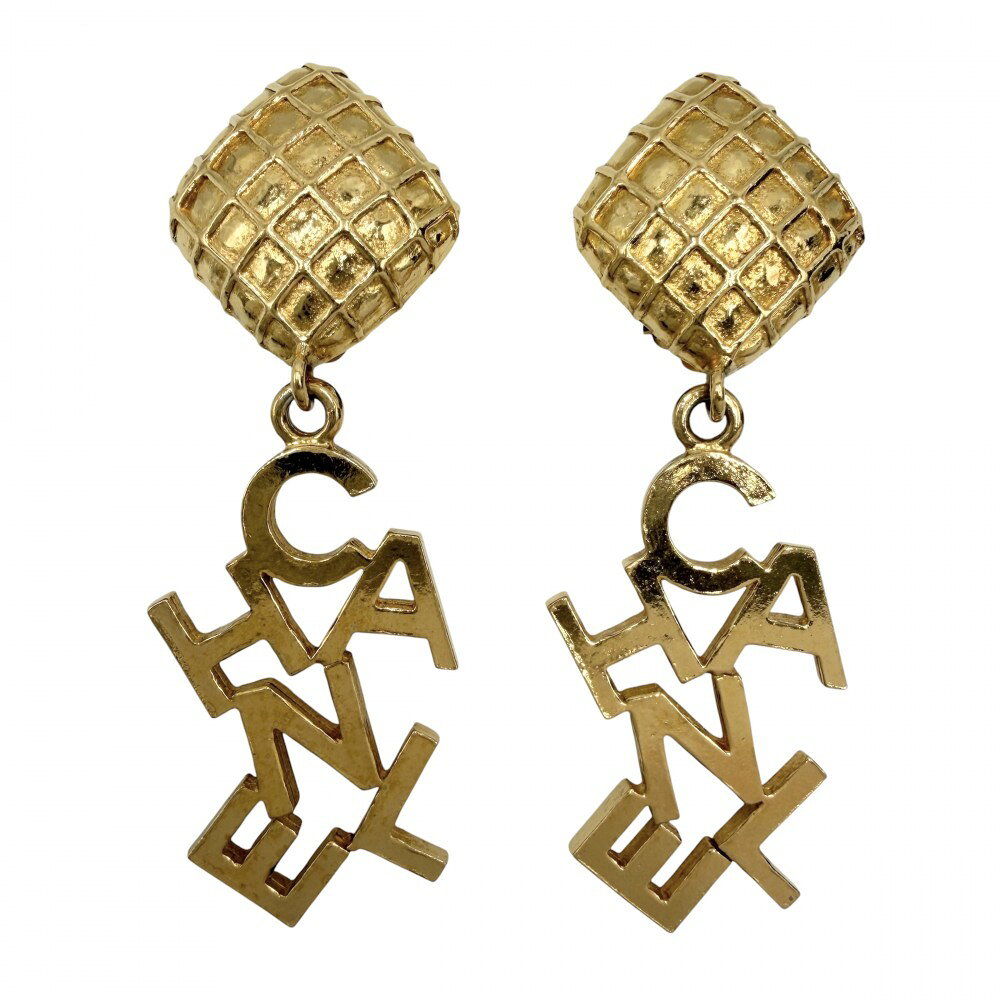 Rakuten - シャネル イヤリング レディース スイング ロゴ アクセサリー CHANEL GP ゴールド 約23.4g【中古品】