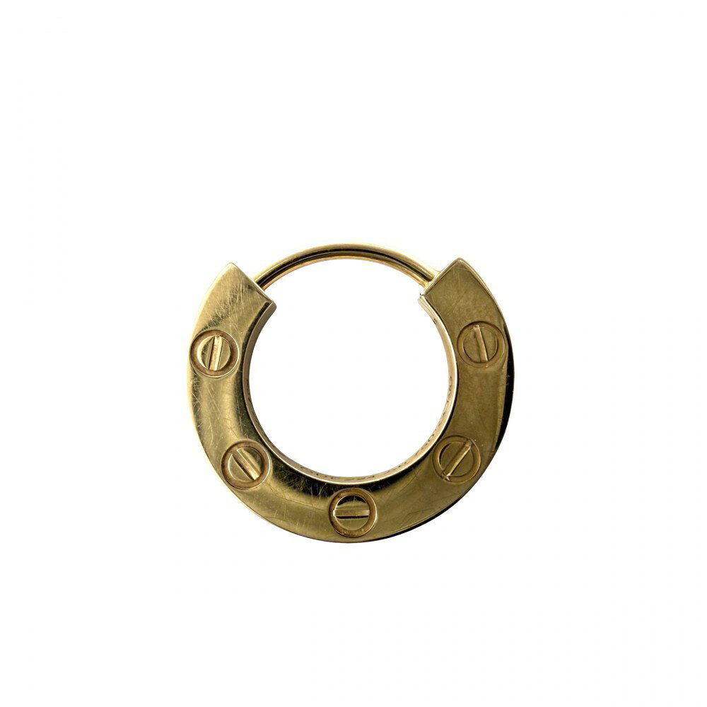 Rakuten - 【大売出し】 カルティエ ピアス レディース フープピアス ラブ シングル ビス 18金YG Au750 ジュエリー アクセサリー CARTIER K18イエローゴールド 約1.6g【中古品】