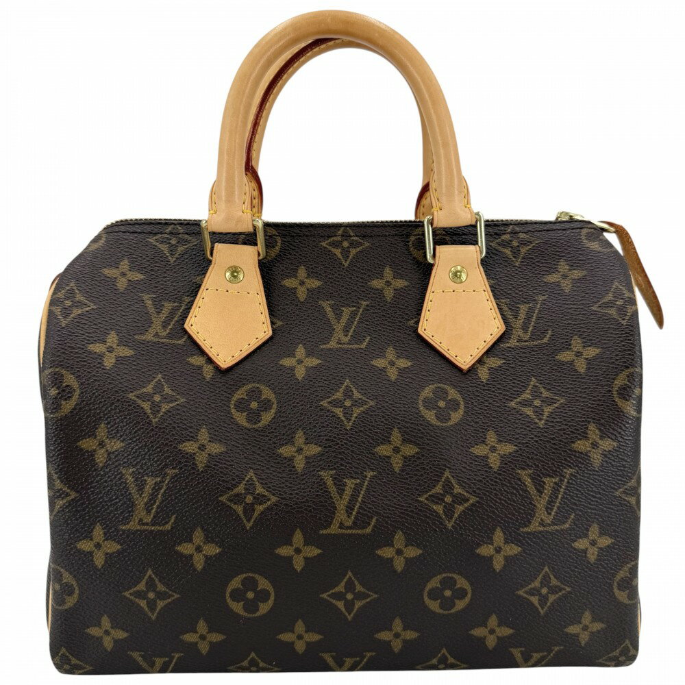 樂天商城 - ルイヴィトン ハンドバッグ レディース モノグラム スピーディ25 ミニボストンバッグ Speedy25 LOUIS VUITTON M41109 ブラウン 茶 ゴールド金具【中古品】