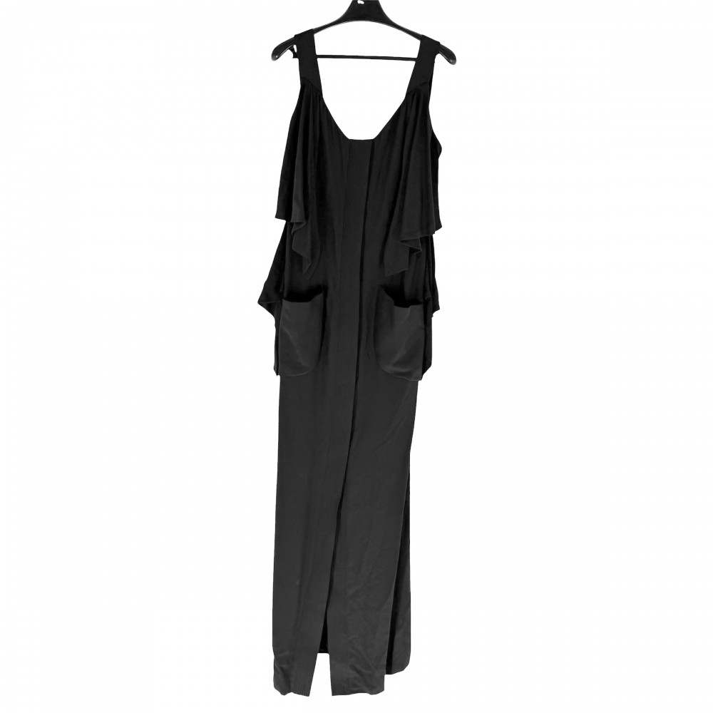 Rakuten - シャネル ワンピース レディース ノースリーブ ヴィンテージ アパレル 服 CHANEL 38 ブラック 黒 シルク 秋【中古品】