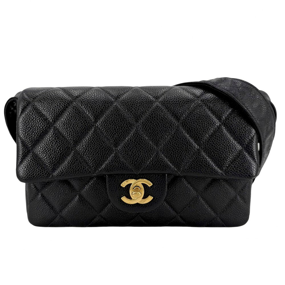 樂天商城 - シャネル ショルダーバッグ レディース マトラッセ 肩掛け 斜め掛け CHANEL ブラック 黒 ゴールド金具【中古品】