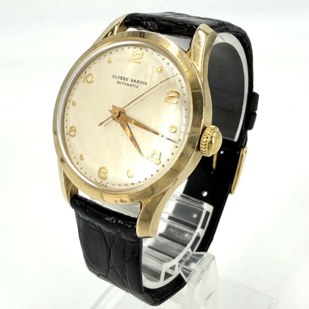 ユリス・ナルダン 腕時計 メンズ ノンデイト シャンパン文字盤 アラビア AT Ulysse Nardin 自動巻き ブラック b-ship-10038419 VINTAGE BRAND TOKYO サンプル画像2