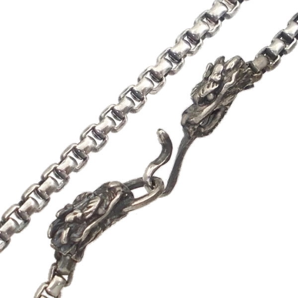 ツイン ドラゴン シルバー925 ボックスチェーン1.8mm