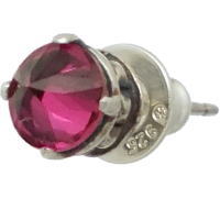 コニックルビースタッズ シルバーピアス