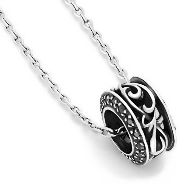 楽天シルバーアクセサリーバズショットアラベスク ドラム シルバーペンダントトップ*FREE STYLE（フリースタイル）