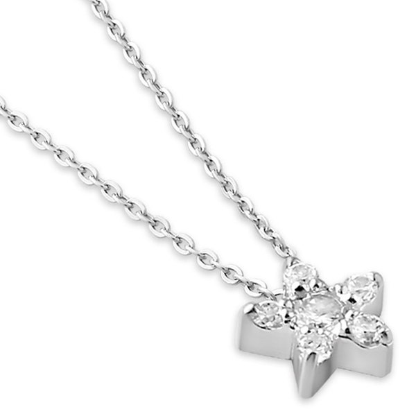 楽天シルバーアクセサリーバズショットストーン ＆ スター シルバーペンダントトップ*FREE STYLE（フリースタイル）