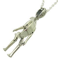 シルバーアクセサリーバズショットの三日月人形 シルバーペンダントトップ*FREE STYLE(フリースタイル) シルバー925 メンズ レディース アクセサリー｜アングル3