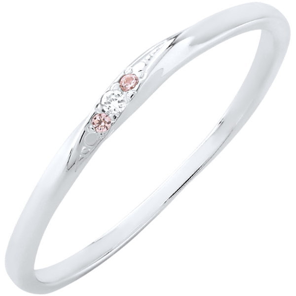 楽天シルバーアクセサリーバズショットダイヤモンド パヴェ ナローツイスト シルバーリング（指輪）*FREE STYLE（フリースタイル）