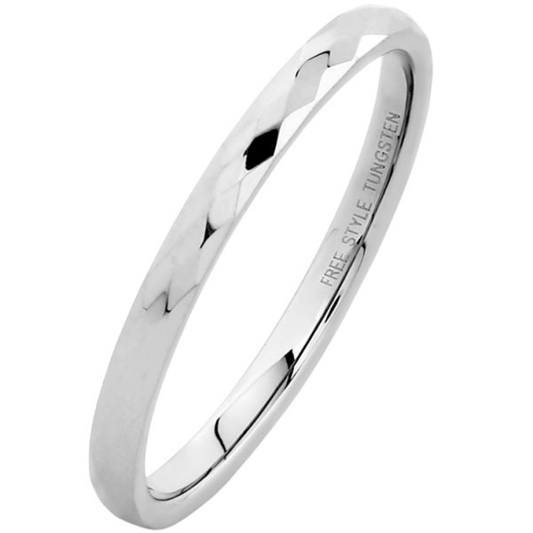 Rakuten - 2mm カッティング タングステンリング(指輪)*FREE STYLE(フリースタイル)Tungsten
