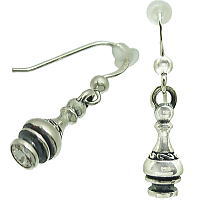 楽天シルバーアクセサリーバズショットCZストーンポット シルバーピアス（ペア）*FREE STYLE（フリースタイル）