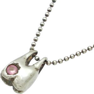 (10月)ピンクトルマリンオクバ シルバーペンダントトップ*SWANKY(スワンキー)/誕生石