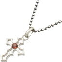(1月)ガーネット クロス シルバーペンダントトップ*SWANKY(スワンキー)誕生石(4)
