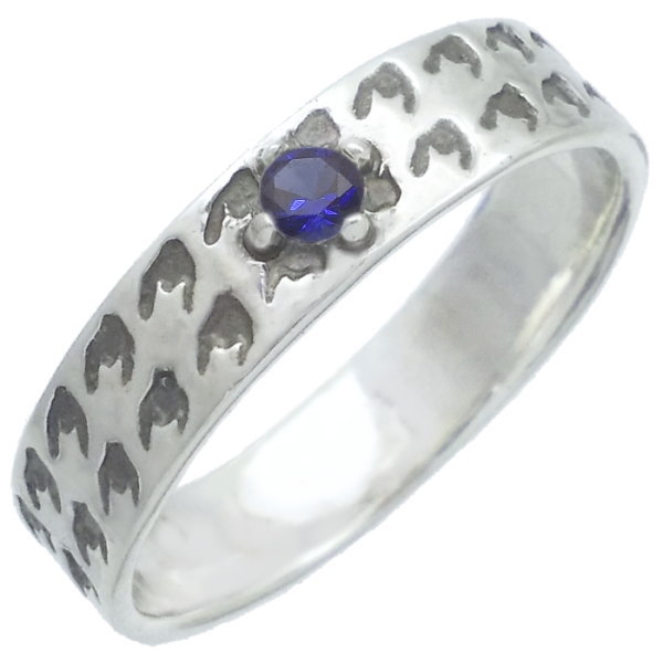 サファイアチドリシルバーリング*S...