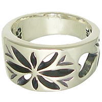 コンパスローズリング*ビルウォールレザー Compass Rose