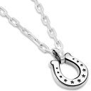 ブラック ホースシュー×スター シルバーペンダントトップ*AQUA SILVER(アクアシルバー)