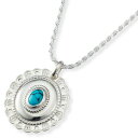 オーバルターターコイズ シルバーペンダントトップ*AQUA SILVER(アクアシルバー)(4)