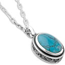 ターコイズ シルバーペンダントトップ*AQUA SILVER(アクアシルバー)