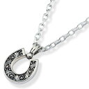 クラシカル アラベスク ホースシュー シルバーペンダントトップ*AQUA SILVER(アクアシルバー)