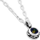 ブルーミスティッククォーツアラベスク シルバーペンダントトップ*AQUA SILVER(アクアシルバー)(4)