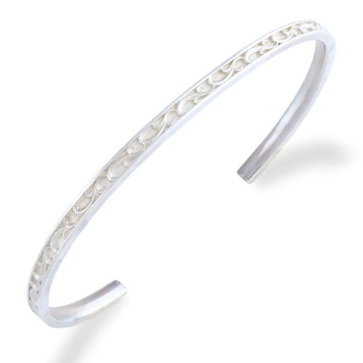 シンプル アラベスク シルバーバングル*AQUA SILVER(アクアシルバー) シンプル アラベスク シルバーバングル*AQUA SILVER(アクアシルバー)