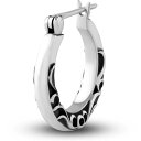 サイドアラベスク シルバーピアス*AQUA SILVER(アクアシルバー)