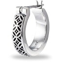 トレーサリー スナップ シルバーピアス*AQUA SILVER(アクアシルバー)