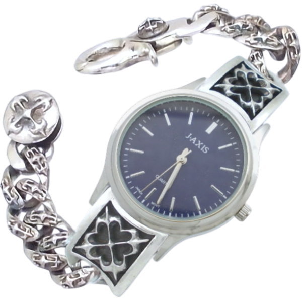 ウォッチ シルバーブレスレット(時計付)*Enemy(エネミー)