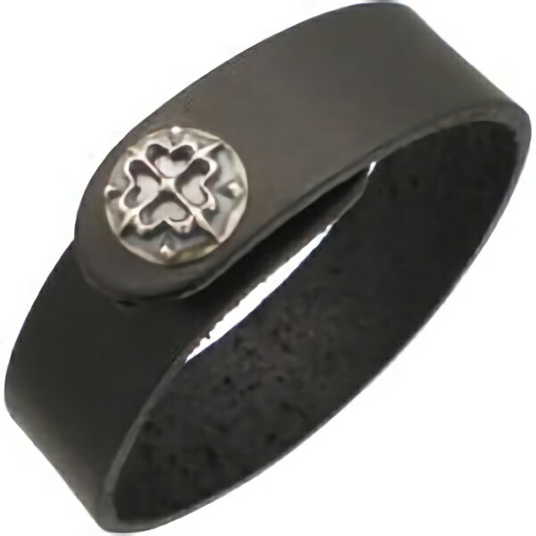 アロークロス シルバー&レザーブレスレット*Enemy(エネミー)