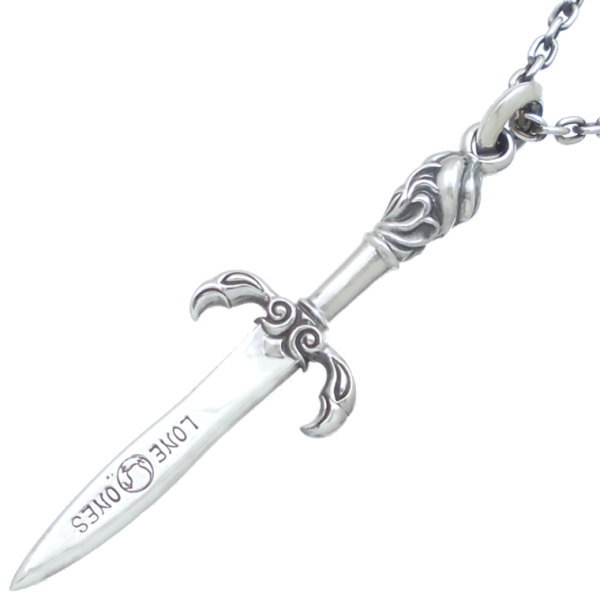 ロンワンズ(LONE ONES)*ミディアムメイティングフライトダガーシルバーペンダントトップ