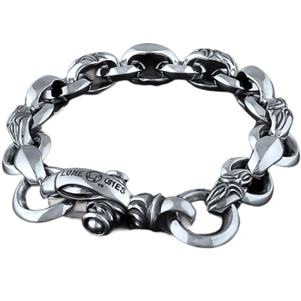 ロンワンズ(LONE ONES)*カーヴドシルクヘロン シルバーブレスレット