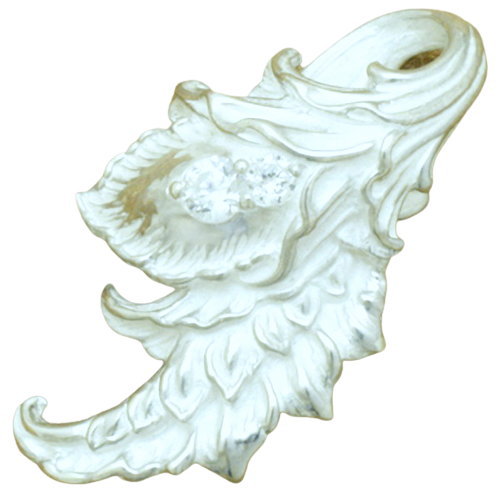 スモール ホワイト ソレンニティー シルバーペンダントトップ*Mad Graffiti（マッドグラフィティ）