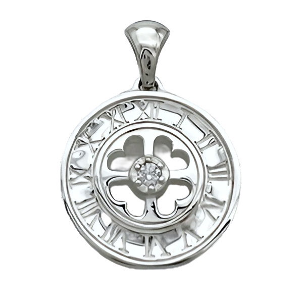 ホワイト アブソリュート アラウンドサークル”S” シルバーペンダントトップ*Mad Graffiti（マッドグラ..